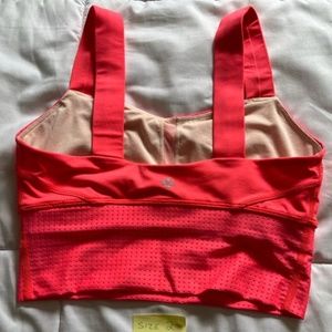 lululemon coral sports bra / tank